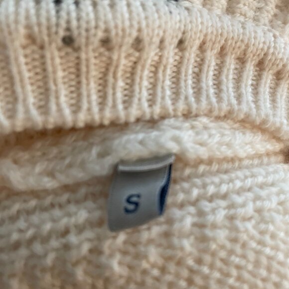 AUTHENTIC Moncler Logo Tape Pullover Sweater - Cream/Ivory - Picture 8 of 8